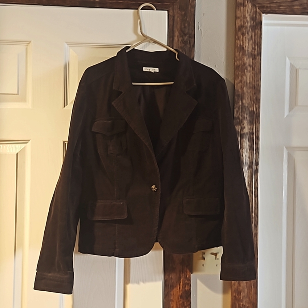 Corduroy blazer